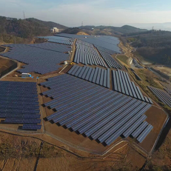 شیب زمین نصب سیستم خورشیدی عمده فروشی