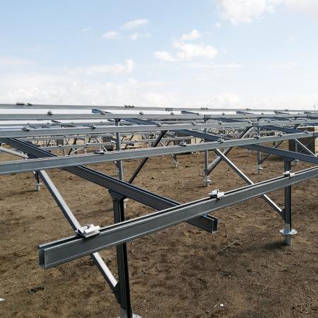 سیستم نصب روی زمین خورشیدی فولادی با روکش Zn-Al-Mg
