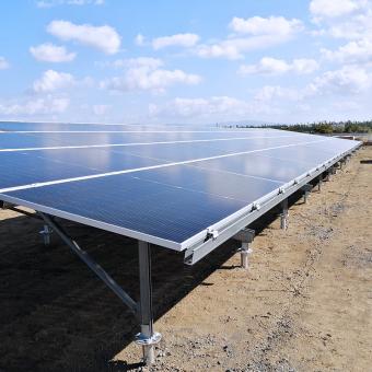  سیستم نصب روی زمین خورشیدی فولادی با روکش Zn-Al-Mg
 