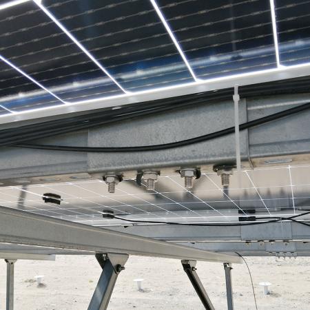 سیستم نصب روی زمین خورشیدی فولادی با روکش Zn-Al-Mg
